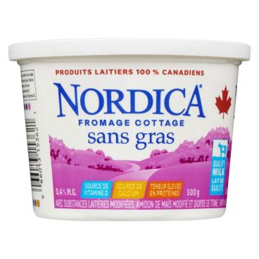 Nordica Fromage cottage sans gras 500g