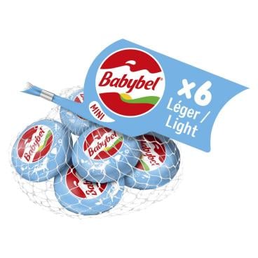 Group Bel Canada Inc. Lactose Free Light Mini Babybel 6x20g
