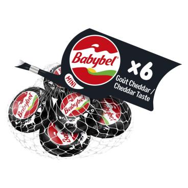 Group Bel Canada Inc. Lactose Free Mini Babybel Cheddar Taste 6x20g