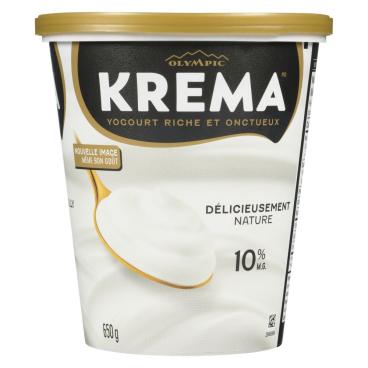 Olympic Krema Yogourt de type balkan nature 10% M.G. 650g