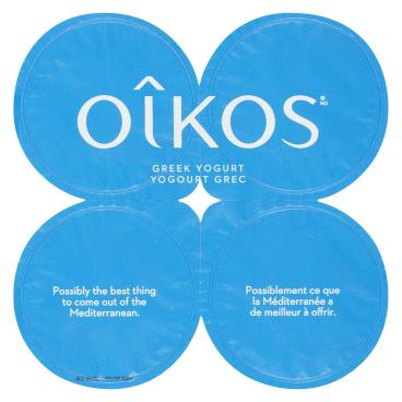 Oîkos Plain Greek Yogurt 2% M.F. 4x100g