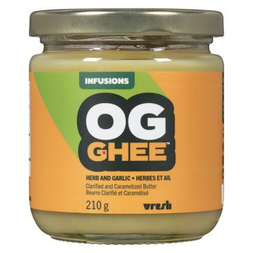 OG Ghee Herb And Garlic Clarified And Caramelized Butter 210g