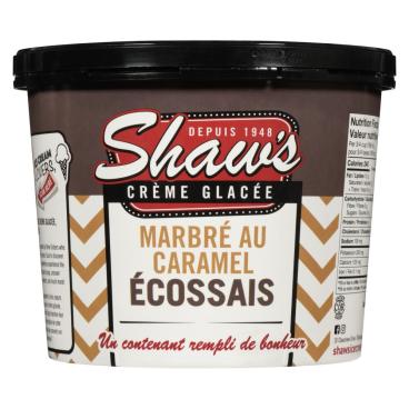 Shaw's Ice Cream Crème glacée marbrée au caramel écossais 1.5L