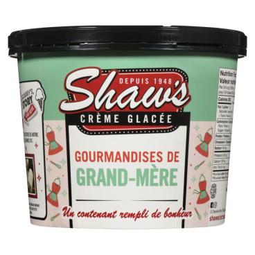 Shaw's Ice Cream Crème glacée gourmandises de grand-mère 1.5L