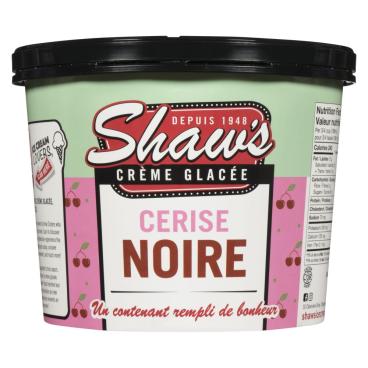 Shaw's Ice Cream Crème glacée cerise noire sucrée 1.5L