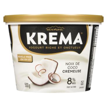Olympic Krema Yogourt de type balkan noix de coco 8% M.G. 500g