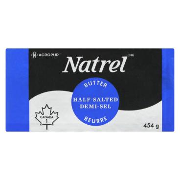 Natrel Half-Salted Butter With Sea Salt 454g