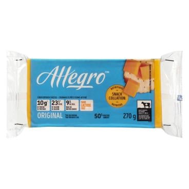 Allegro Lactose Free Coloured Cheese Snack 270g