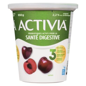 Activia Yogourt probiotique cerises 650g