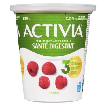 Activia Yogourt probiotique framboises 650g