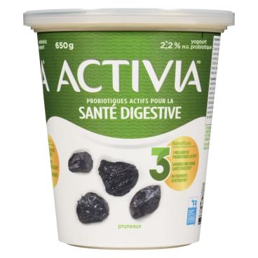 Activia Yogourt probiotique pruneaux 650g
