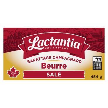Lactantia Beurre salé barattage campagnard 454g