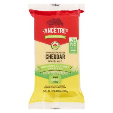 L'Ancêtre Organic Grass Fed Mild Cheddar 325g