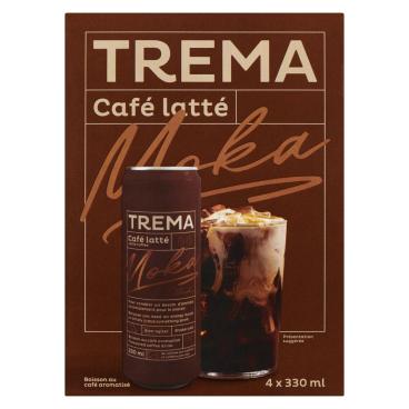 Trema Café latté moka 4x330ml