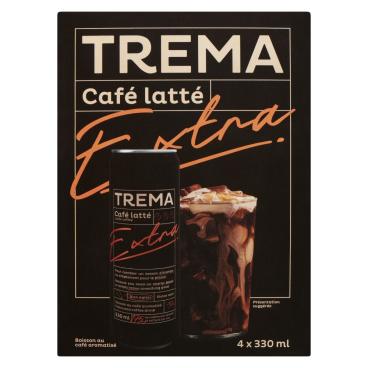 Trema Café latté extra 4x330ml