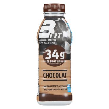 B Fit Lait frappé à haute teneur en protéines chocolat 460ml