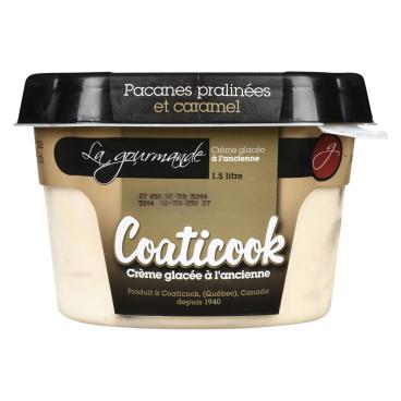 Coaticook Crème glacée à l'ancienne pacanes pralinées et caramel 1.5L