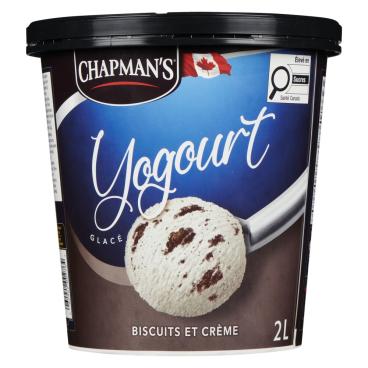 Chapman's Yogourt glacé biscuits et crème 2L