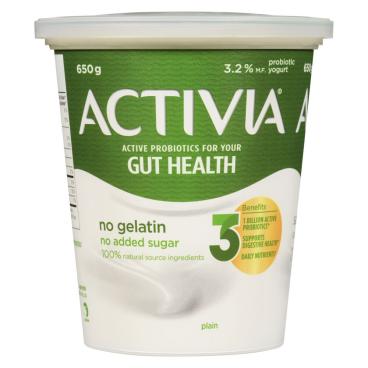 Activia Plain Unsweetened Yogurt 650g