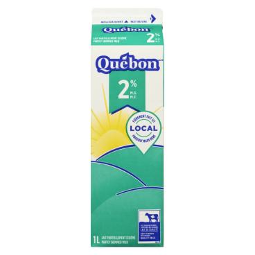 Québon Partly Skimmed Milk 2% M.F. 1L