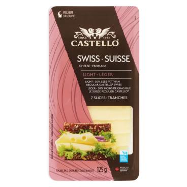 Castello Sliced Light Swiss 125g