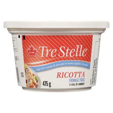 Tre Stelle Ricotta légère 475g