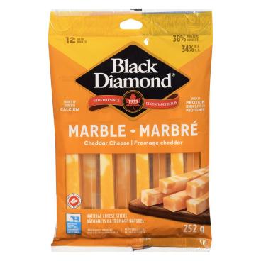 Black Diamond Marble Cheddar Sticks 252g