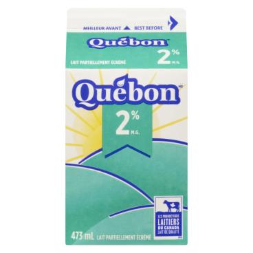 Québon Lait partiellement écrémé 2% M.G. 473ml
