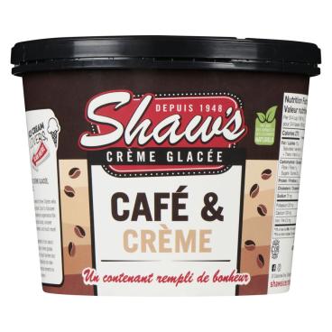 Shaw's Ice Cream Crème glacée café & crème 1.5L