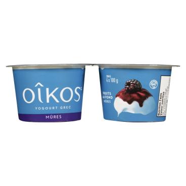 Oîkos Yogourt grec mûres 2% M.G. 4x100g