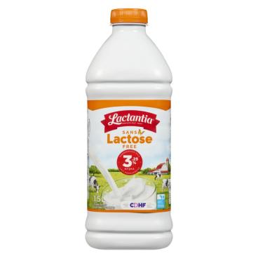 Lactantia Lactose Free Homogenized Milk 3.25% M.F. 1.5L