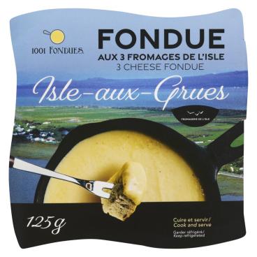 1001 Fondues Isle-aux-Grues 3 Cheese Fondue 125g