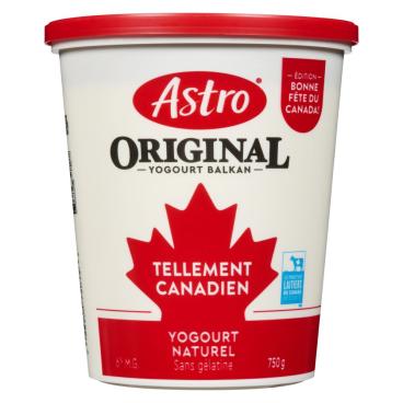 Astro® Original yogourt balkan nature 6% M.G. 750g