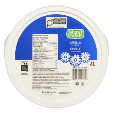 Island Farms Vanilla Ice Cream 4L