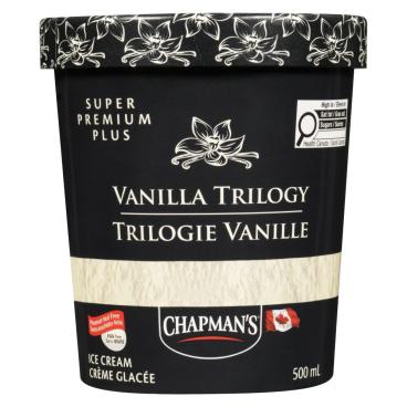 Chapman's Vanilla Trilogy Super Premium Plus Ice Cream 500ml