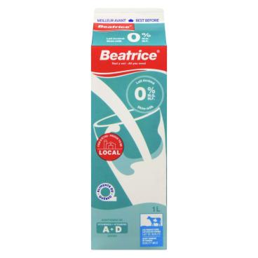 Beatrice Skim Milk 0% M.F. 1L
