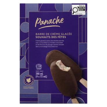 Panache Barres de crème glacée souhaits des fêtes 4x72ml