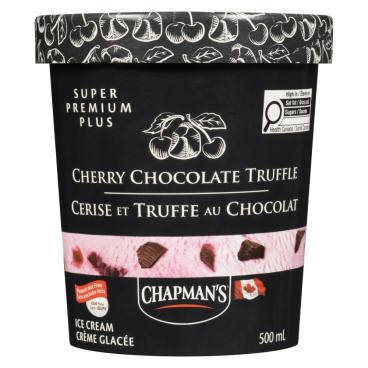 Chapman's Cherry Chocolate Truffle Super Premiun Plus Ice Cream 500ml