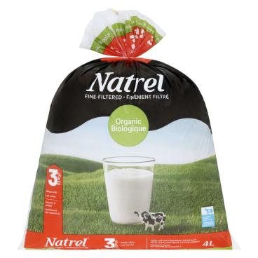 Natrel Organic Fine-Filtered Homogenized Milk 3.25% M.F. 4L