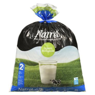 Natrel Organic Fine-Filtered Partly Skimmed Milk 2% M.F. 4L