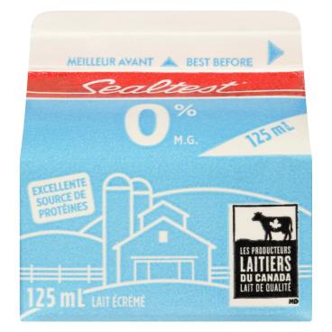 Sealtest Lait écrémé 0% M.G. 125ml