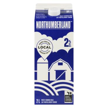 Northumberland Partly Skimmed Milk 2% M.F. 2L