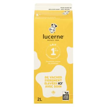 Lucerne Lait partiellement écrémé 1% M.G. 2L