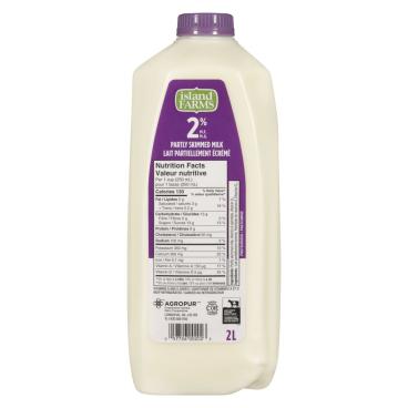 Island Farms Partly Skimmed Milk 2% M.F. 2L