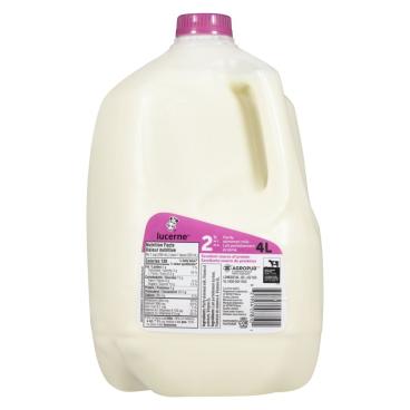 Lucerne Partly Skimmed Milk 2% M.F. 4L