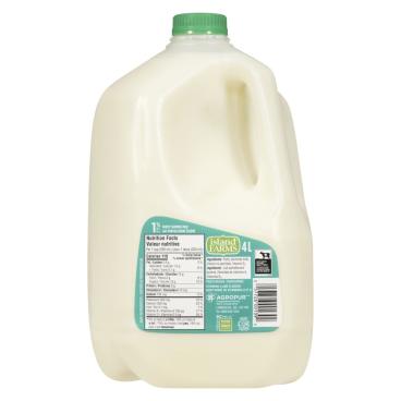 Island Farms Partly Skimmed Milk 1% M.F. 4L