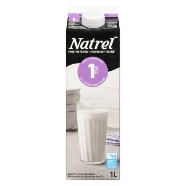 Natrel Fine-Filtered Partly Skimmed Milk 1% M.F. 1L