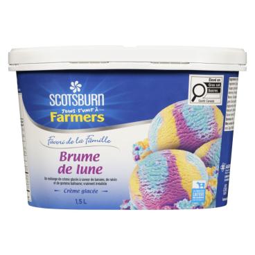 Scotsburn s'unit à Farmers Crème glacée brume de lune 1.5L