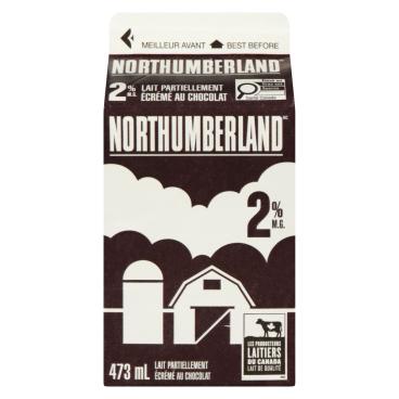 Northumberland Lait partiellement écrémé au chocolat 2% M.G. 473ml