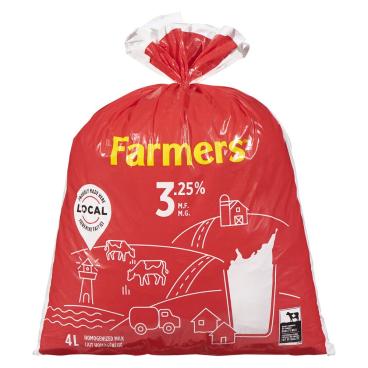 Farmers Homogenized Milk 3.25% M.F. 4L